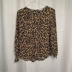 H&M Cheetah Blouse